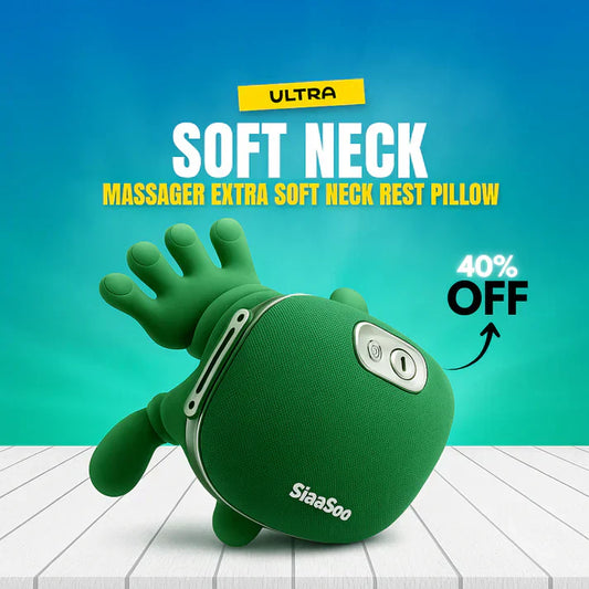 Hand-Grip Deep Tissue Neck Massager – Relieves Pain, Muscle Stiffness & Fatigue